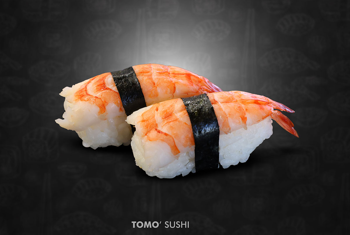 Ebi Nigiri (2 Stück)